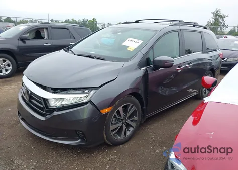 2024 Honda Odyssey Touring from USA, damaged, VIN 5FNRL6H8XRB057137